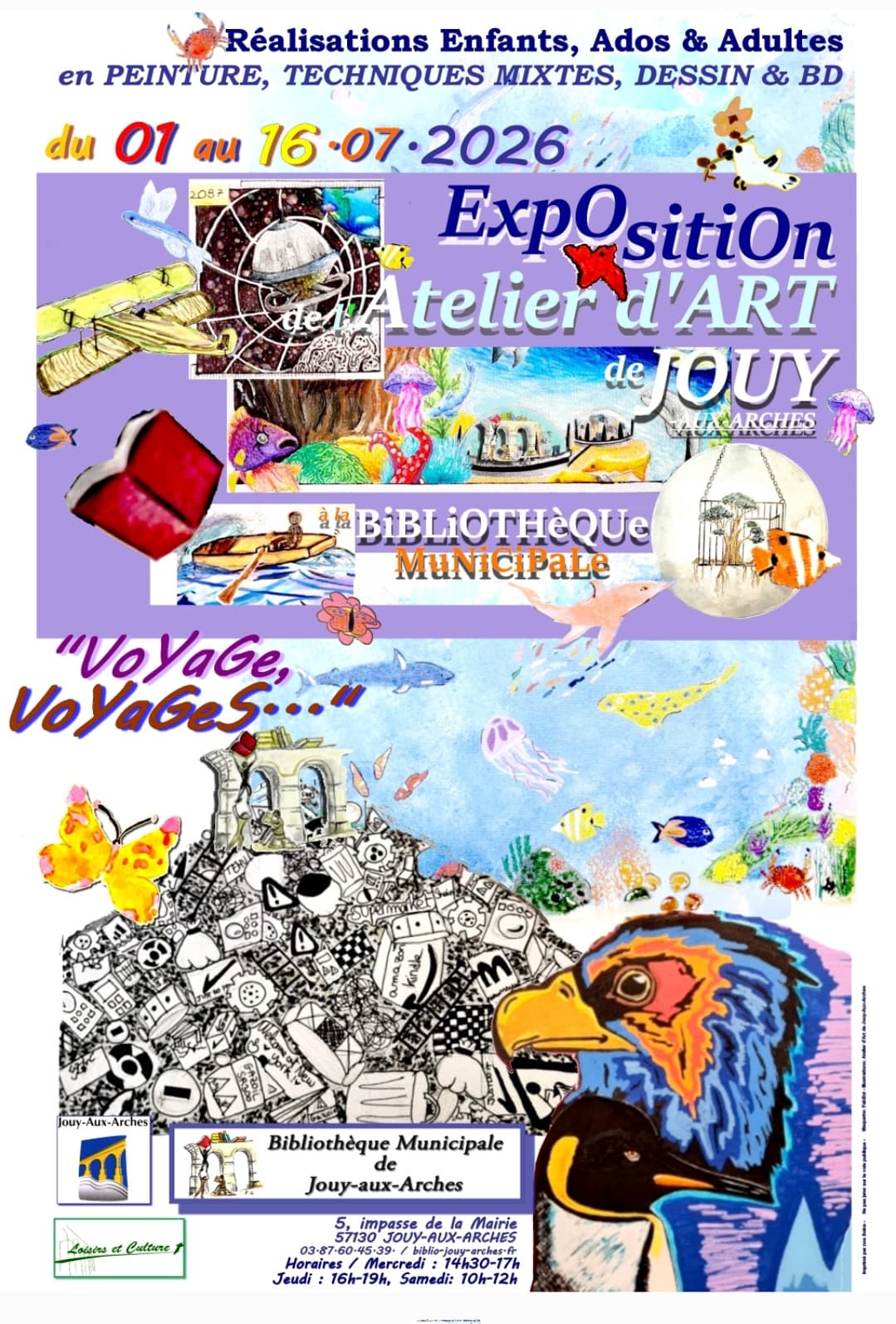 Exposition de l'Atelier d'art de Jouy-Aux-Arches