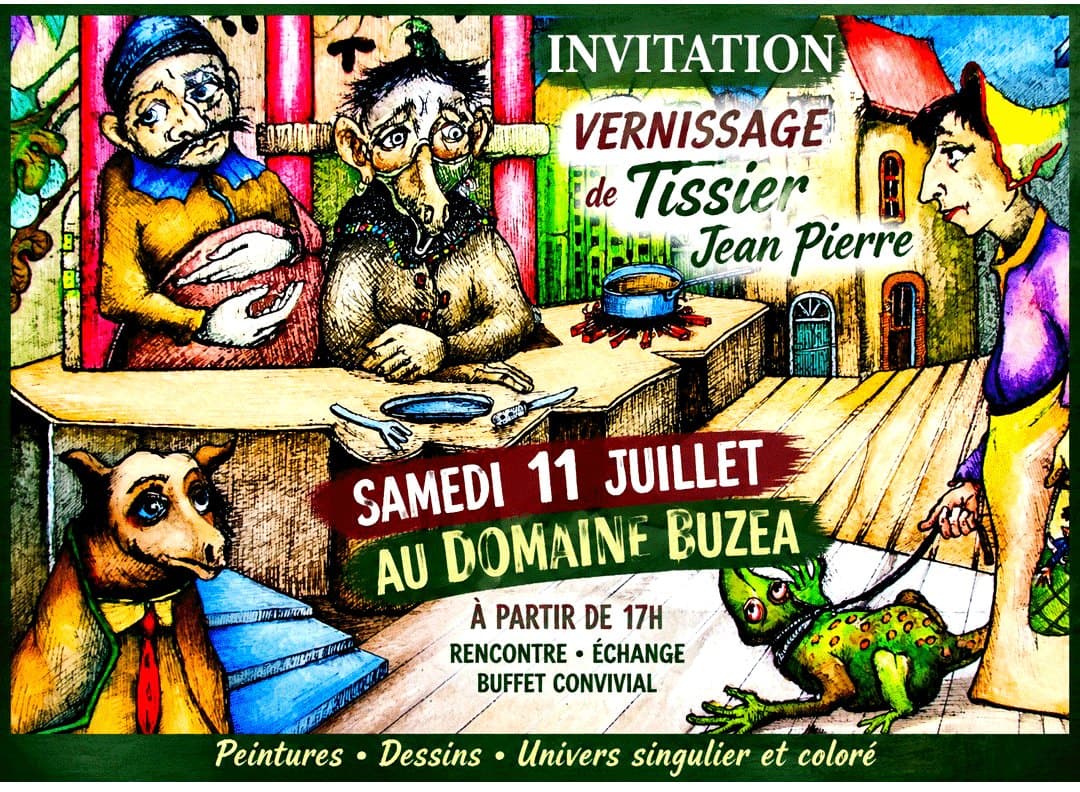 Vernissage of the Jean-Pierre Tissiers exhibition