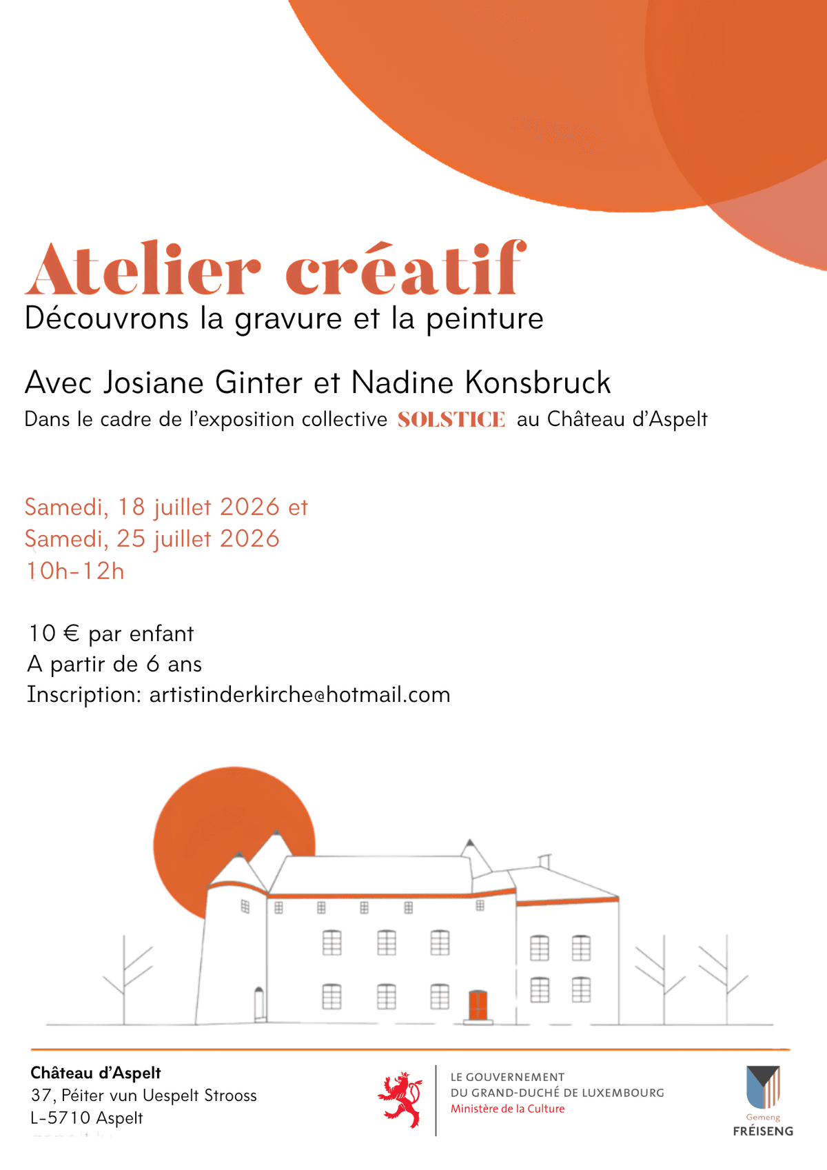 Atelier créatif – Josiane Ginter & Nadine Konsbruck