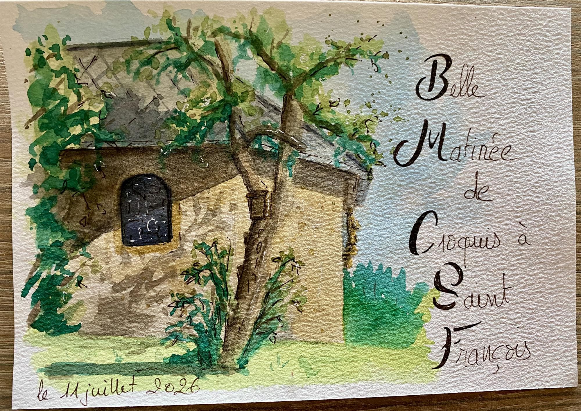 Watercolor Workshop - Sketching