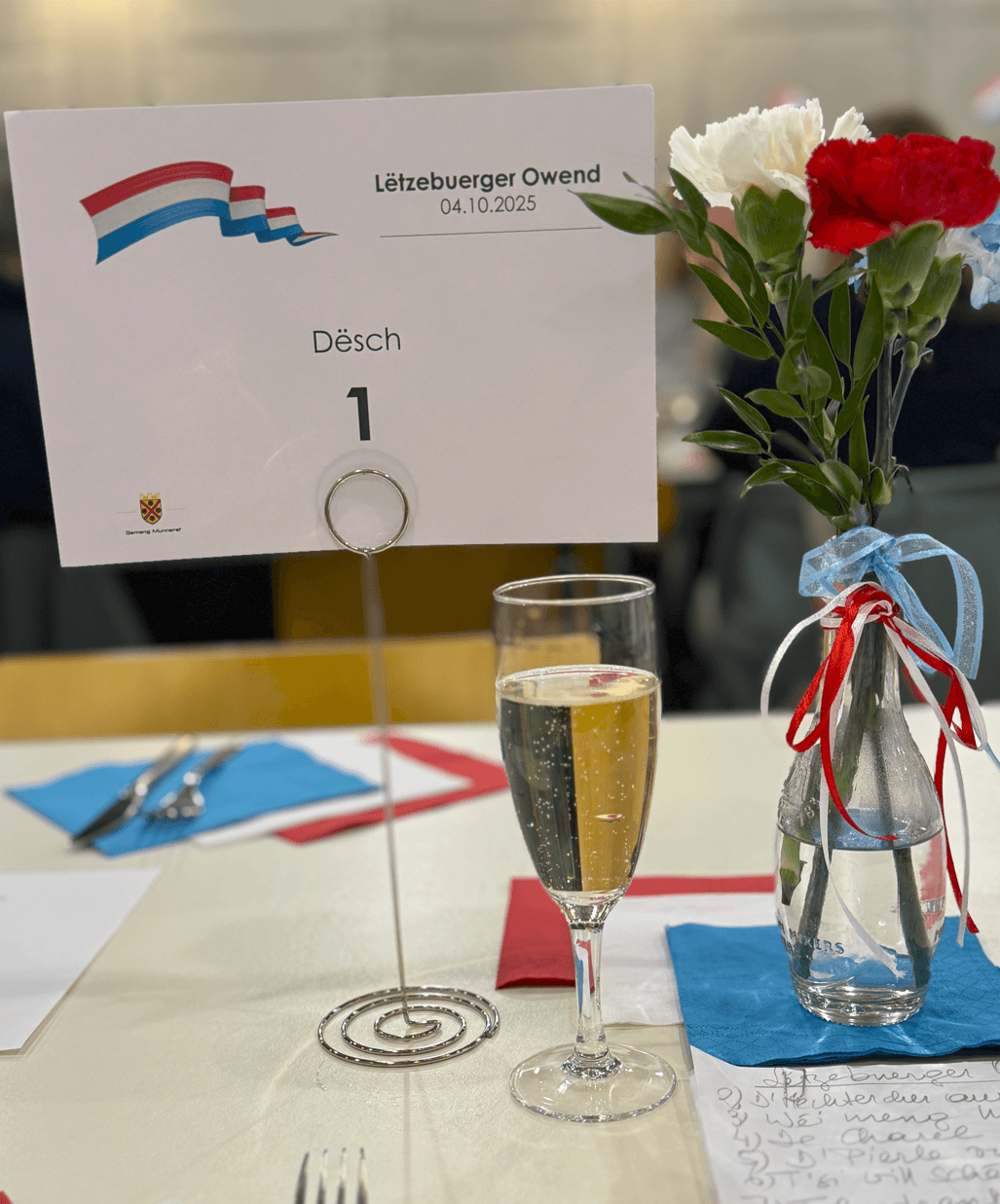 Soirée luxembourgeoise
