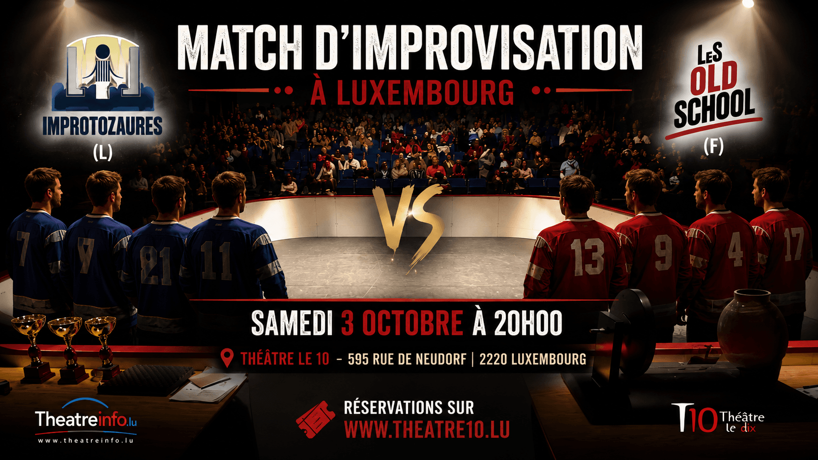 Match d'improvisation Luxembourg vs France