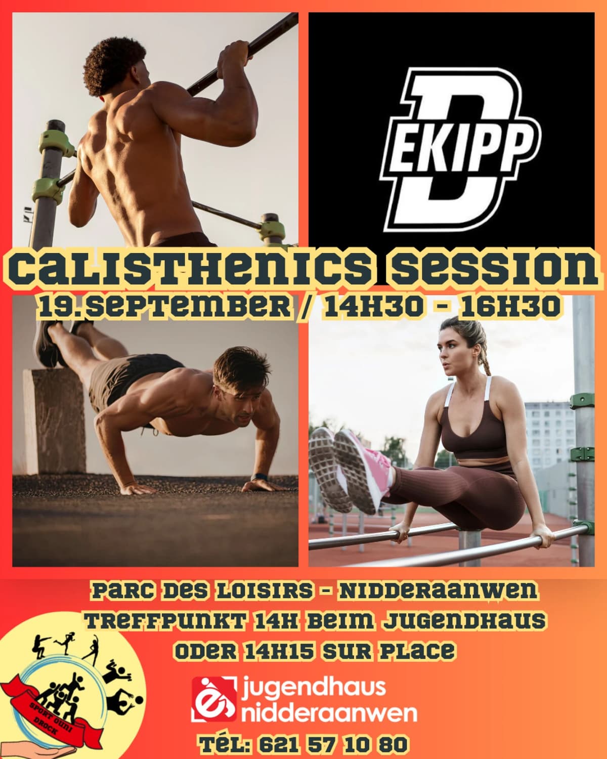 Calisthenics workshop with d’Ekipp