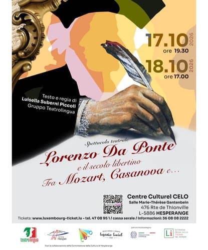 Spectacle de théâtre – Lorenzo Da Ponte