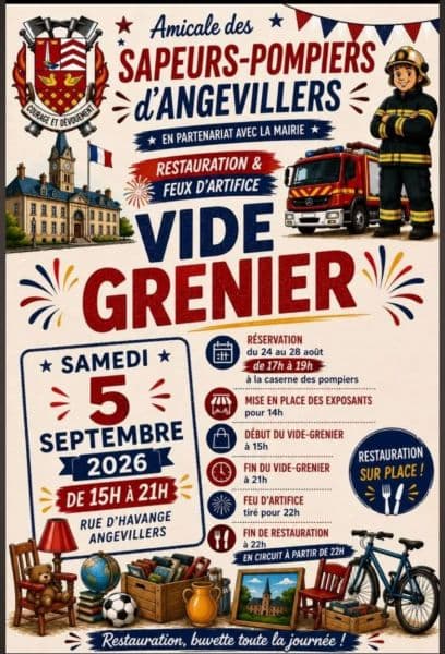 Amicale des Sapeurs-Pompiers flea market