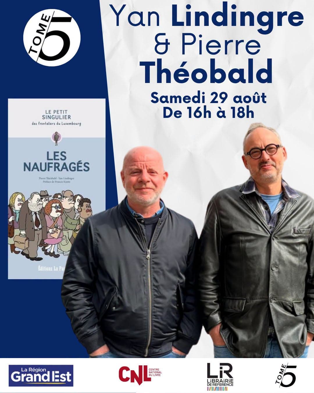 Book signing with Yan Lindingre and Pierre Théobald