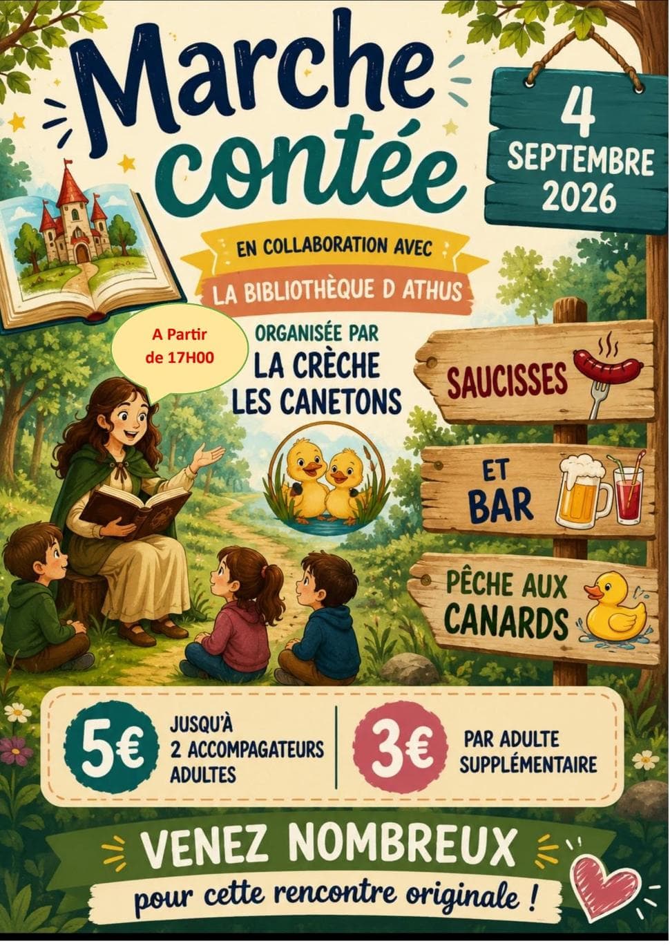 Marche contée et barbecue familial | Athus