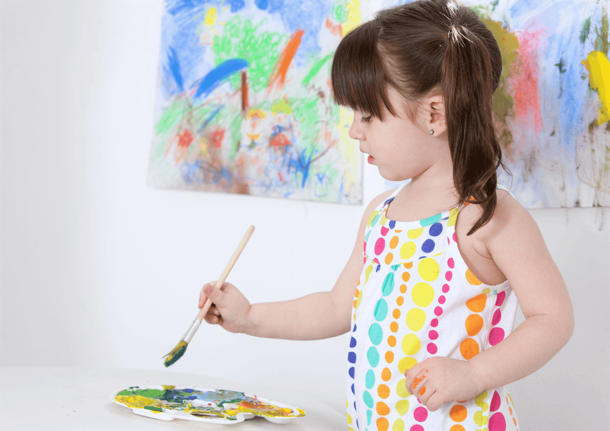 Painting workshop for toddlers