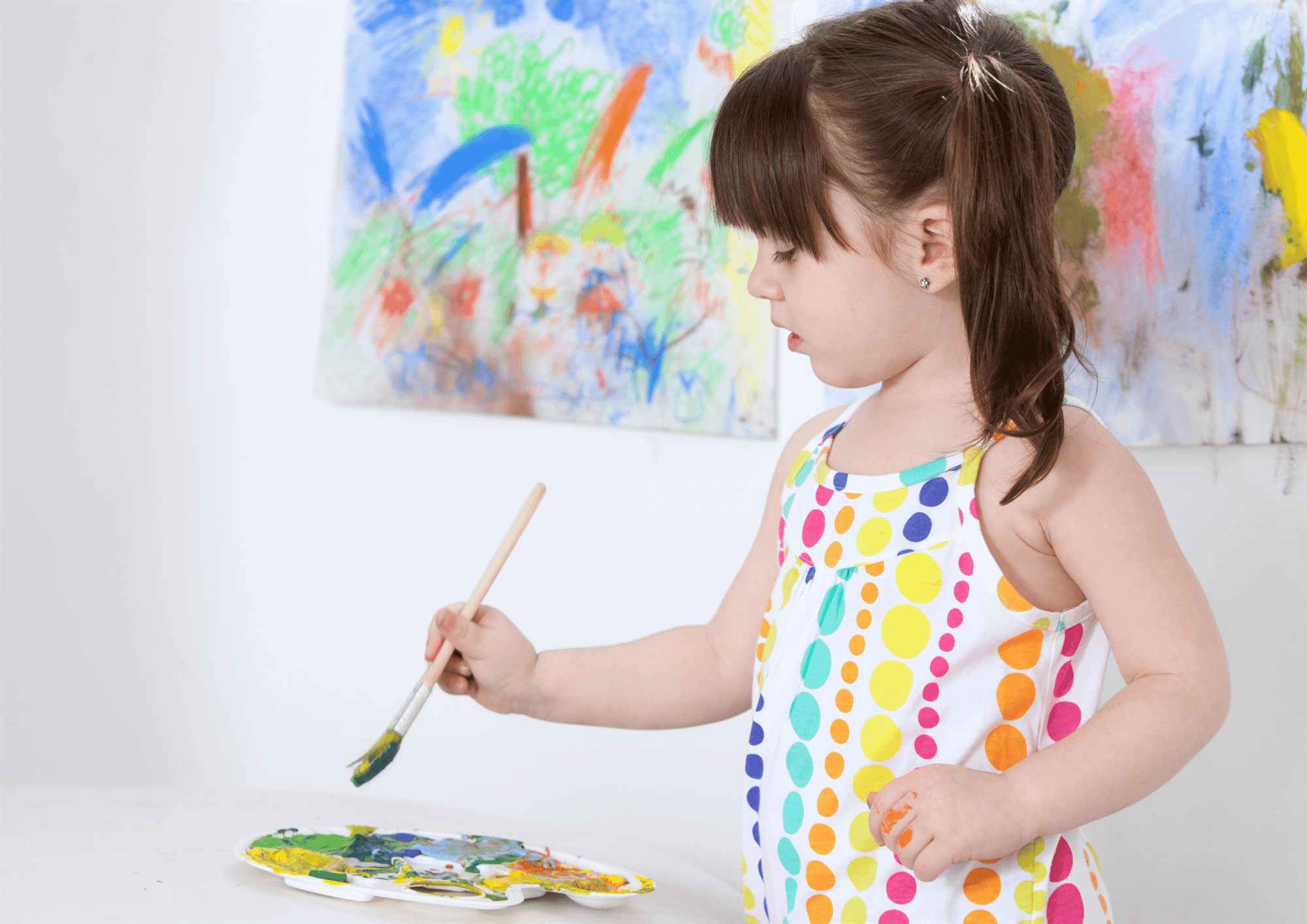 Painting workshop for toddlers