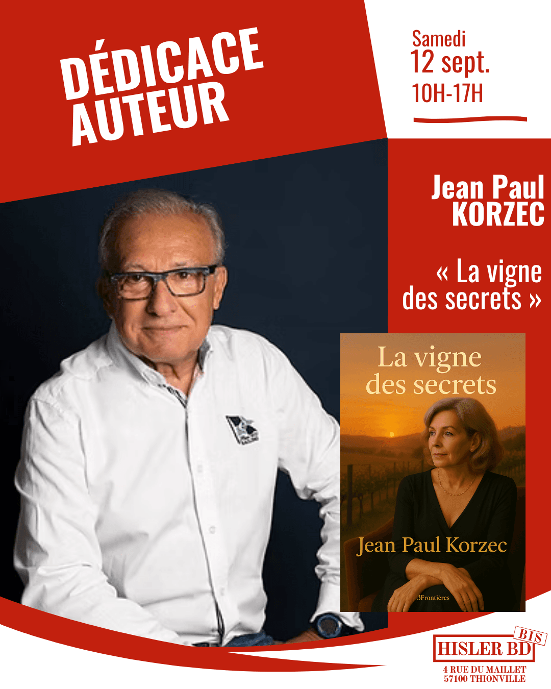 Dédicace Jean Paul Korzec