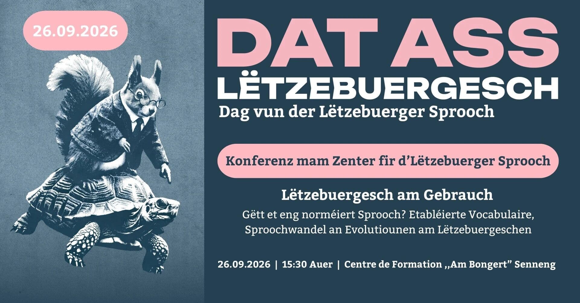 Journée de la langue luxembourgeoise : conférence – Le luxembourgeois en pratique
