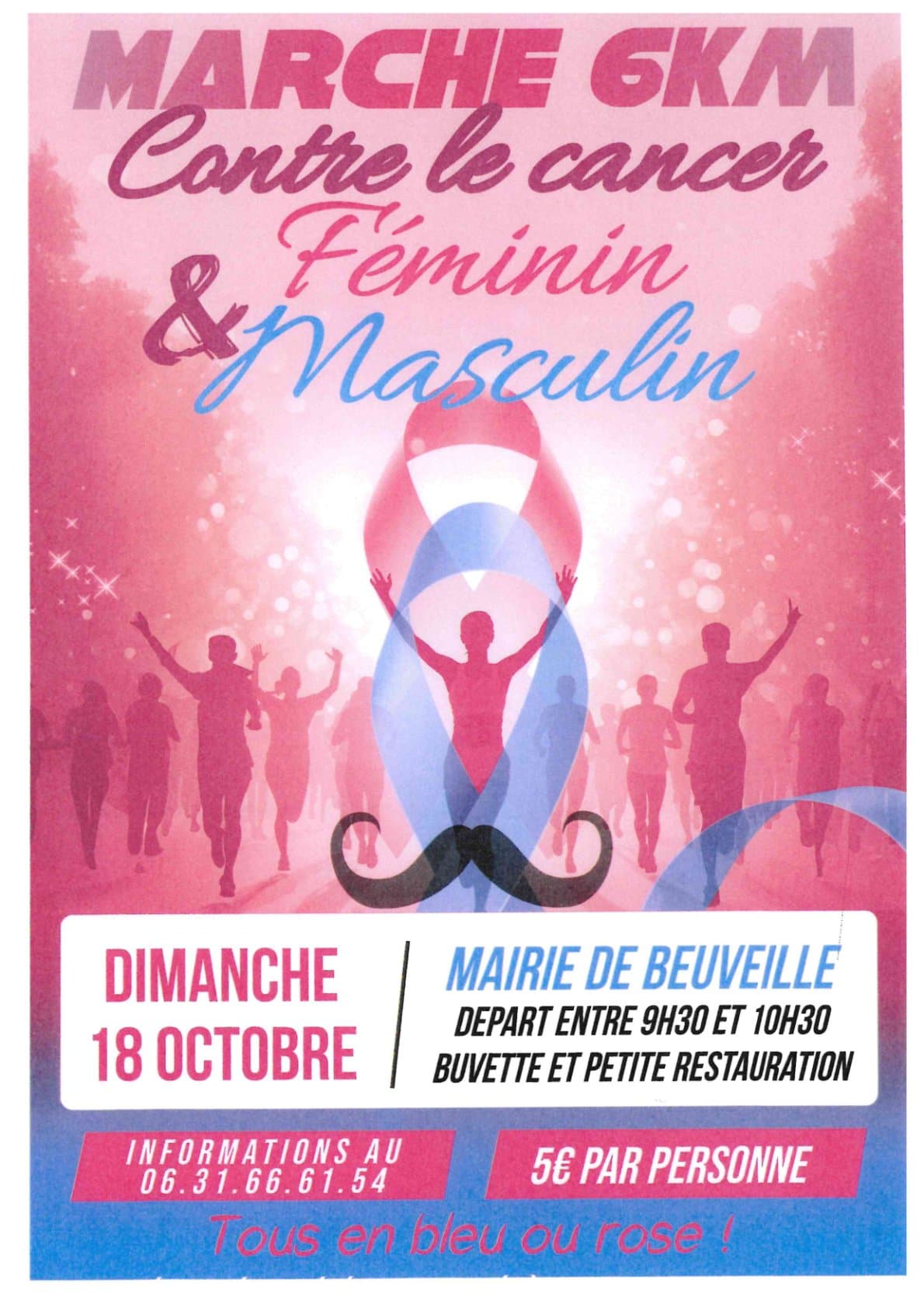 Beuveille: Pink October / Blue November walk