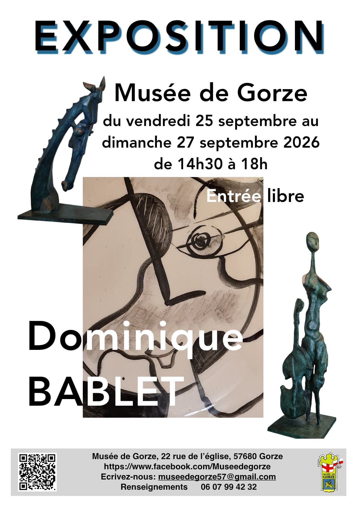 Dominique BABLET expose au Musée de Gorze