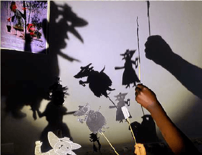 Workshop: making a shadow puppet and a mini pop-up on the theme of Cornebidouille