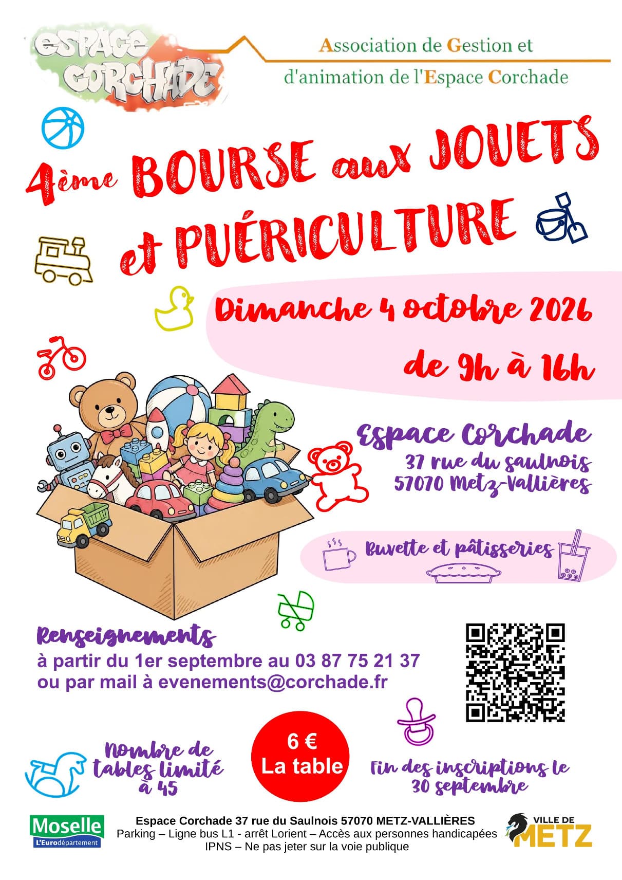 4ème Bourse aux Jouets et Puériculture