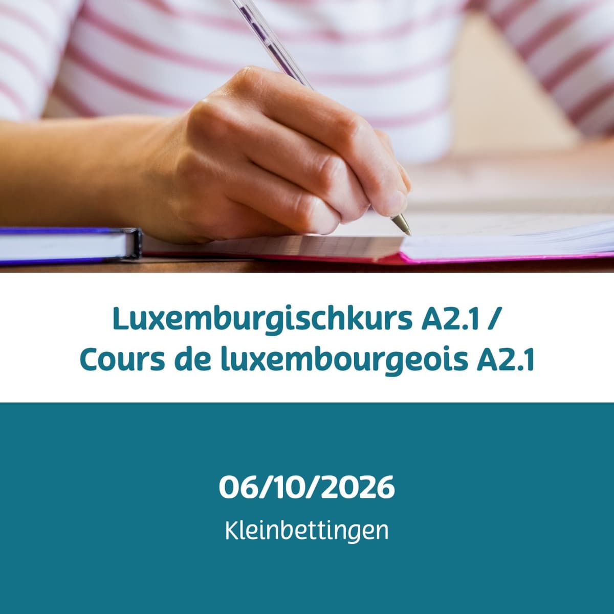 Cours de luxembourgeois A2.1