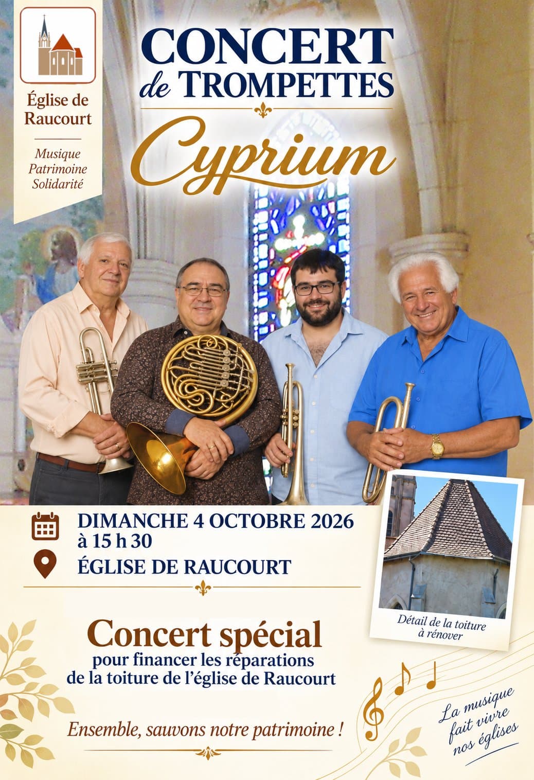Cyprium Quartet concert at the church
