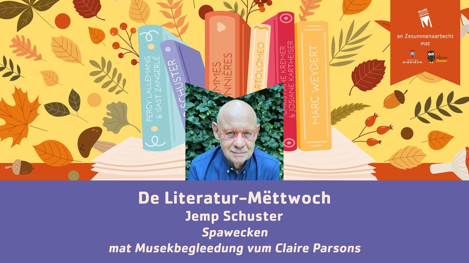 Literatur-Mëttwoch with Jemp Schuster