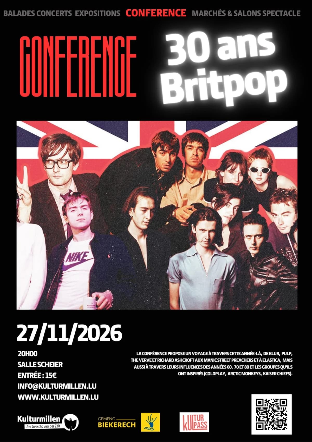 “30 Years of Britpop!” – a talk by Laurent Rieppi and Pierre Bartholomé