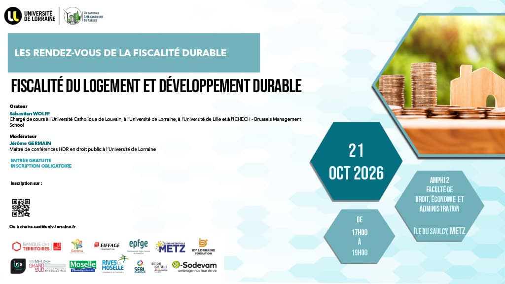 Les rendez-vous de la fiscalité durable