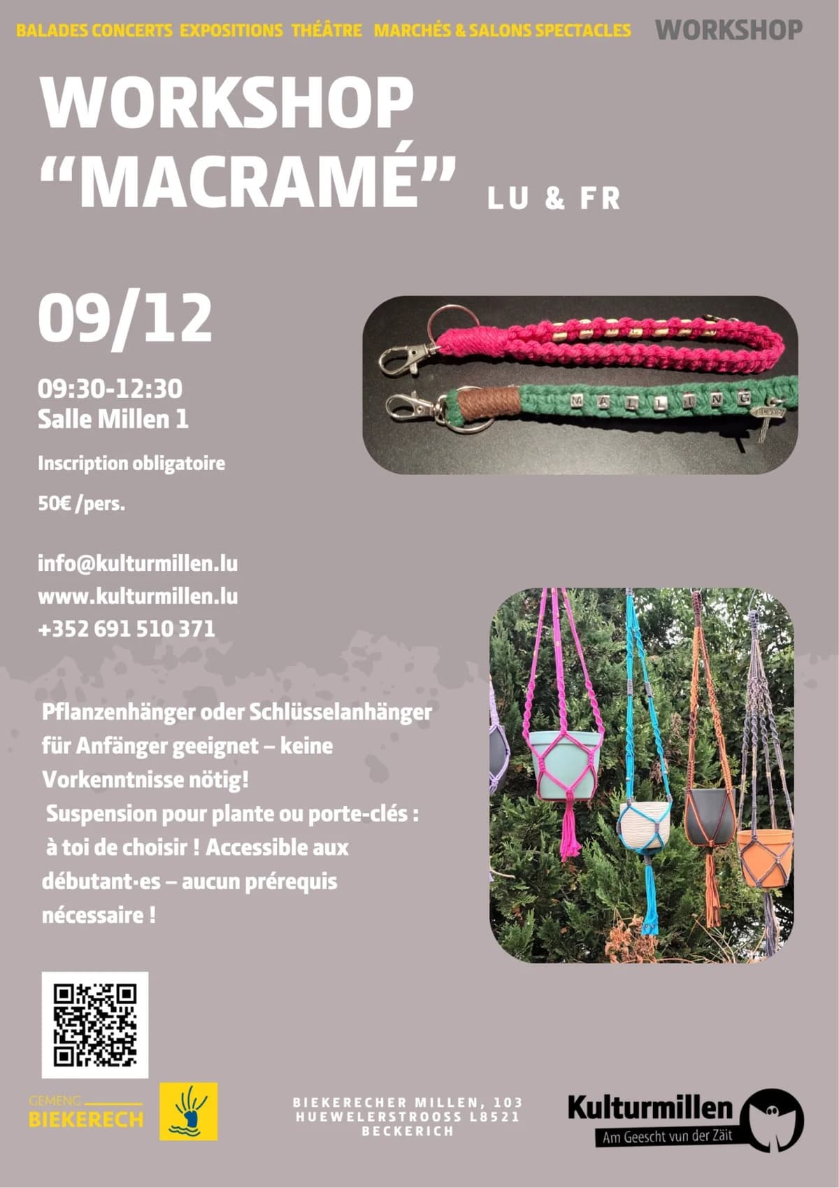 Makramee Workshop (FR/LU)