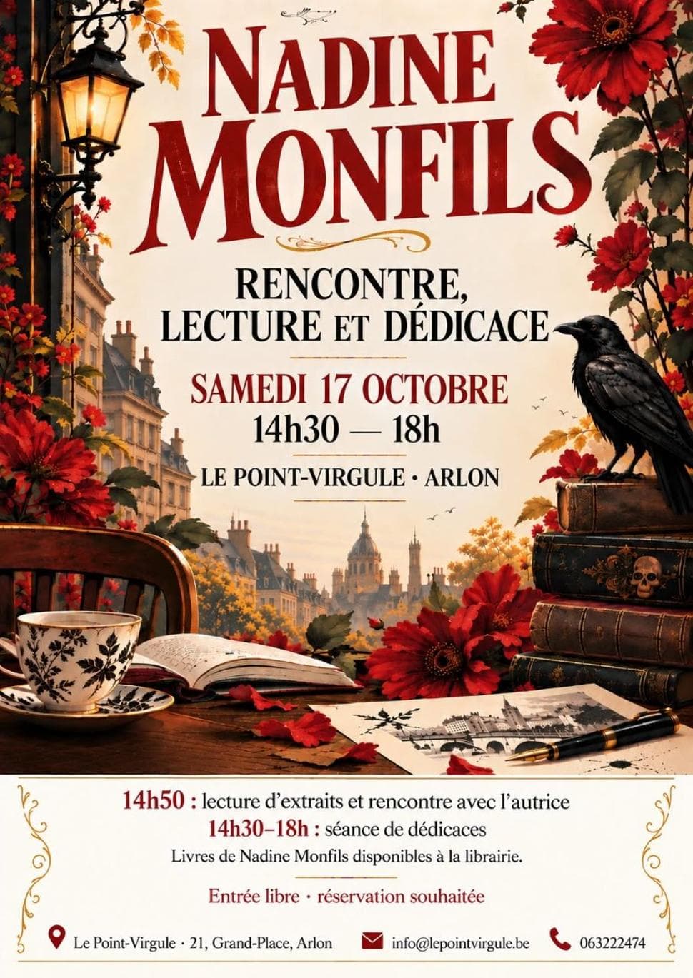 Meet-and-greet & signing “La Femme-chat” by J.-C. Servais