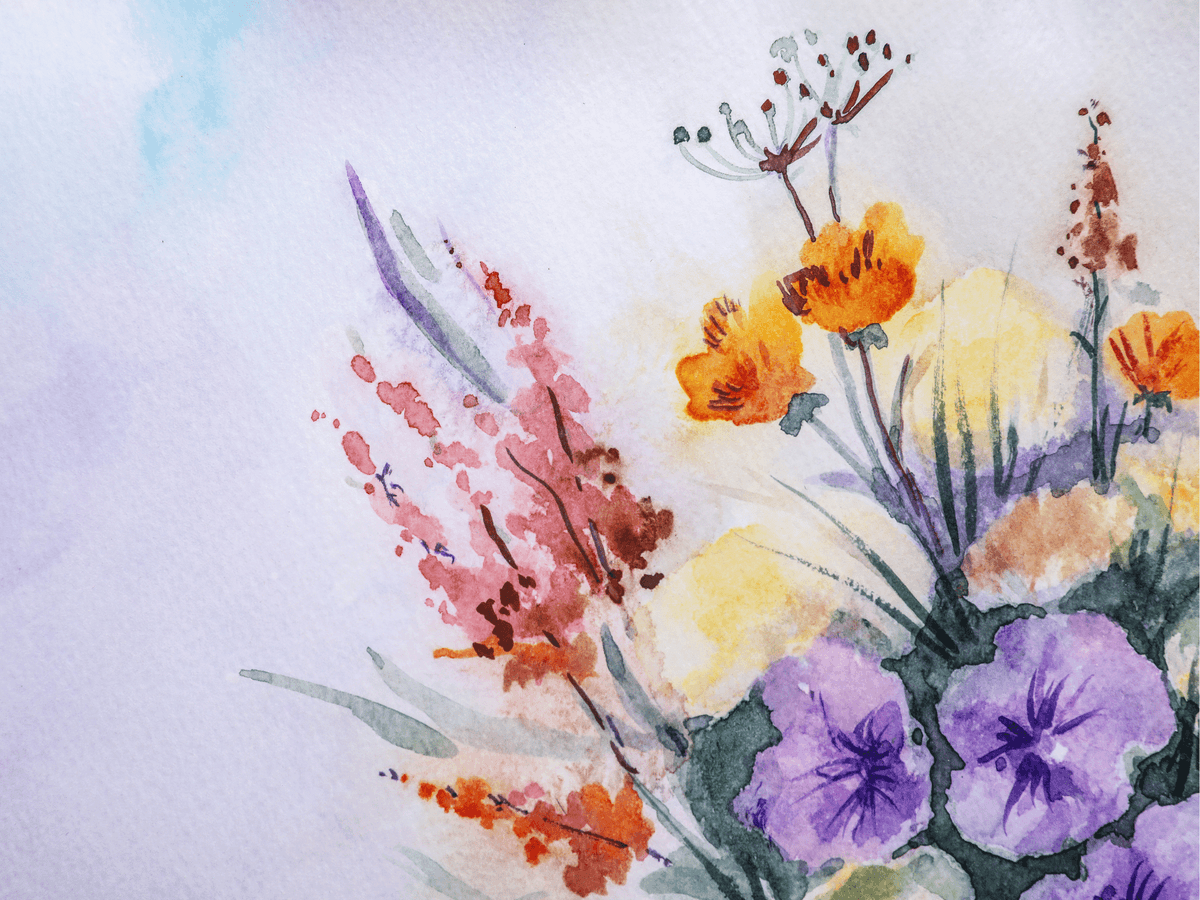Aquarelle-art - thème fleurs