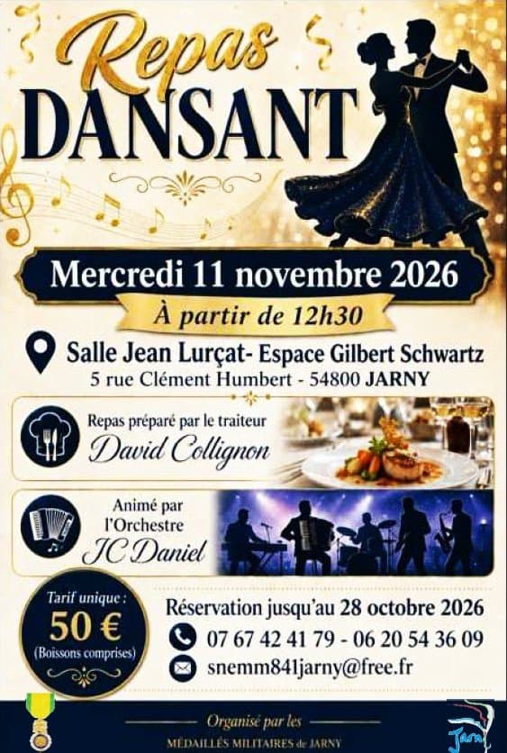Médaillés militaires – Repas dansant