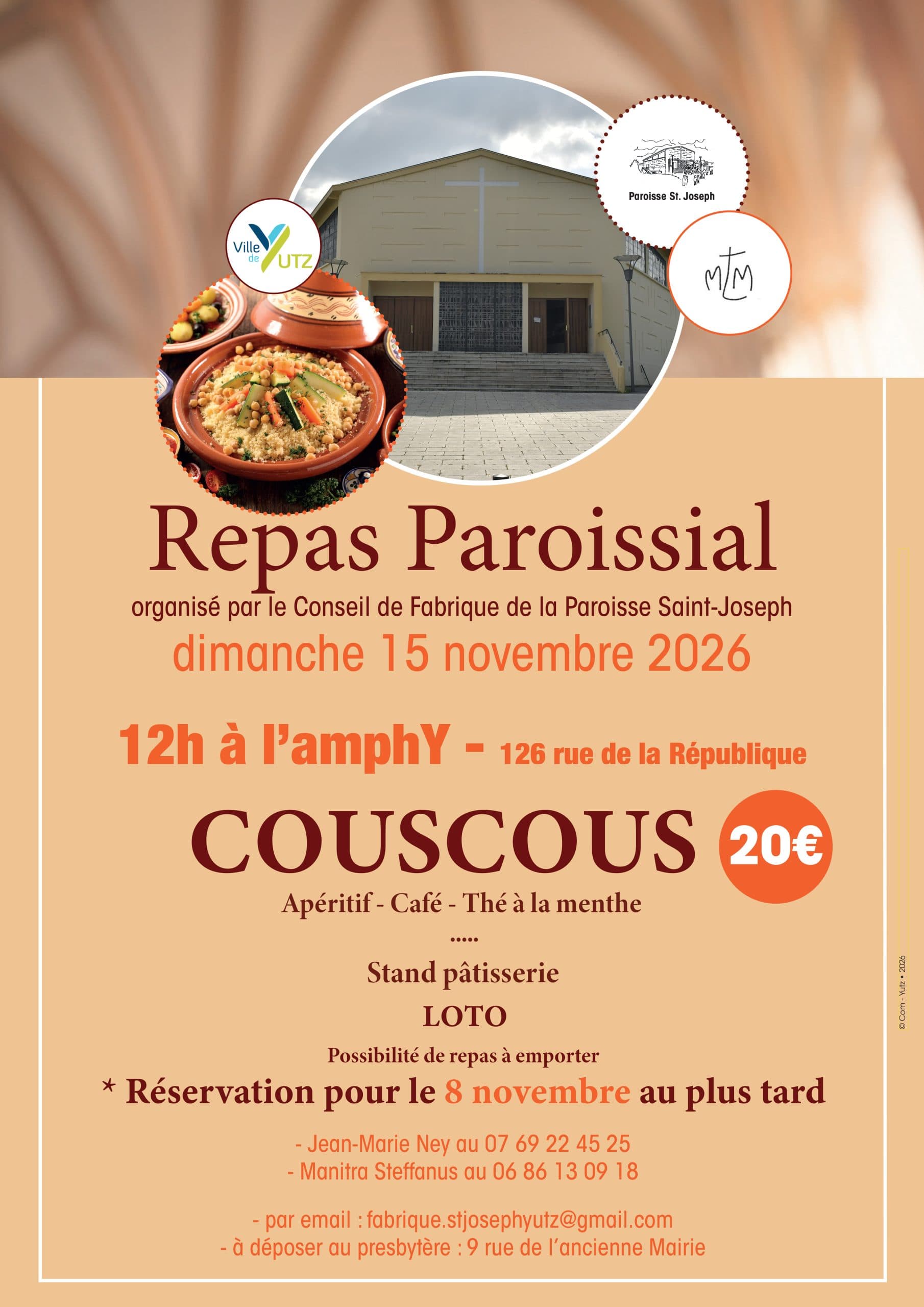 Repas paroissial : Couscous