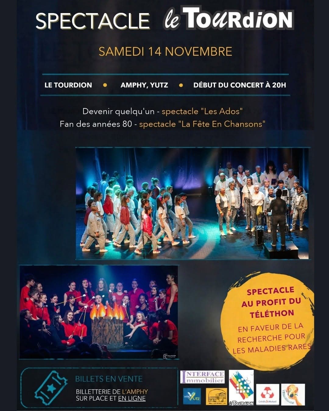Téléthon 2026 : Spectacle Le Tourdion