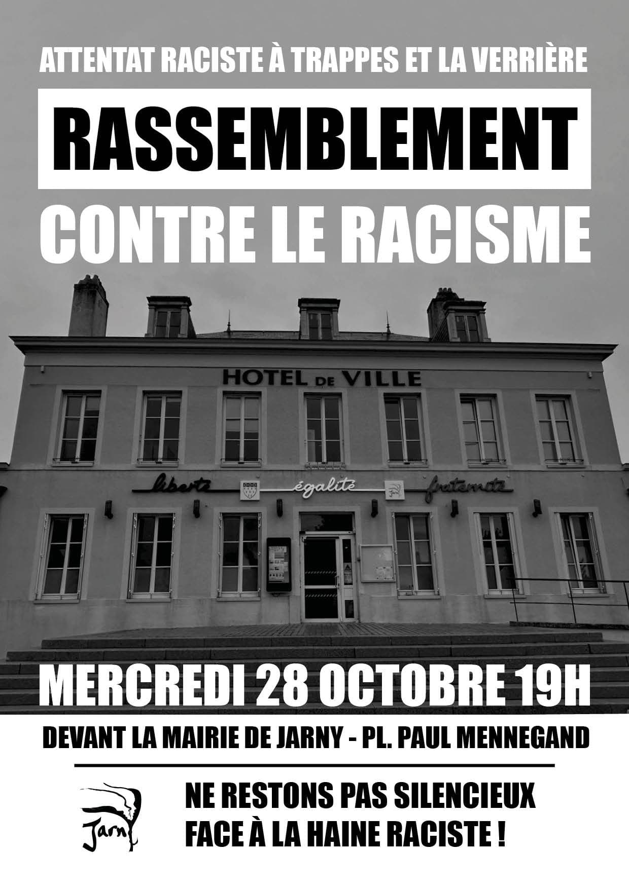 Appel à la mobilisation – Ensemble, disons non au racisme