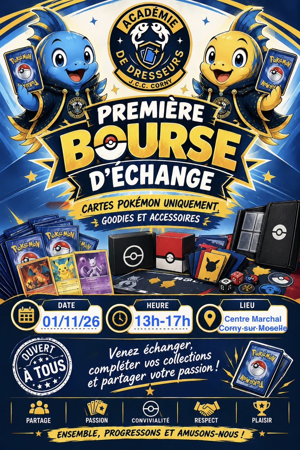 Première bourse d’échange Pokémon