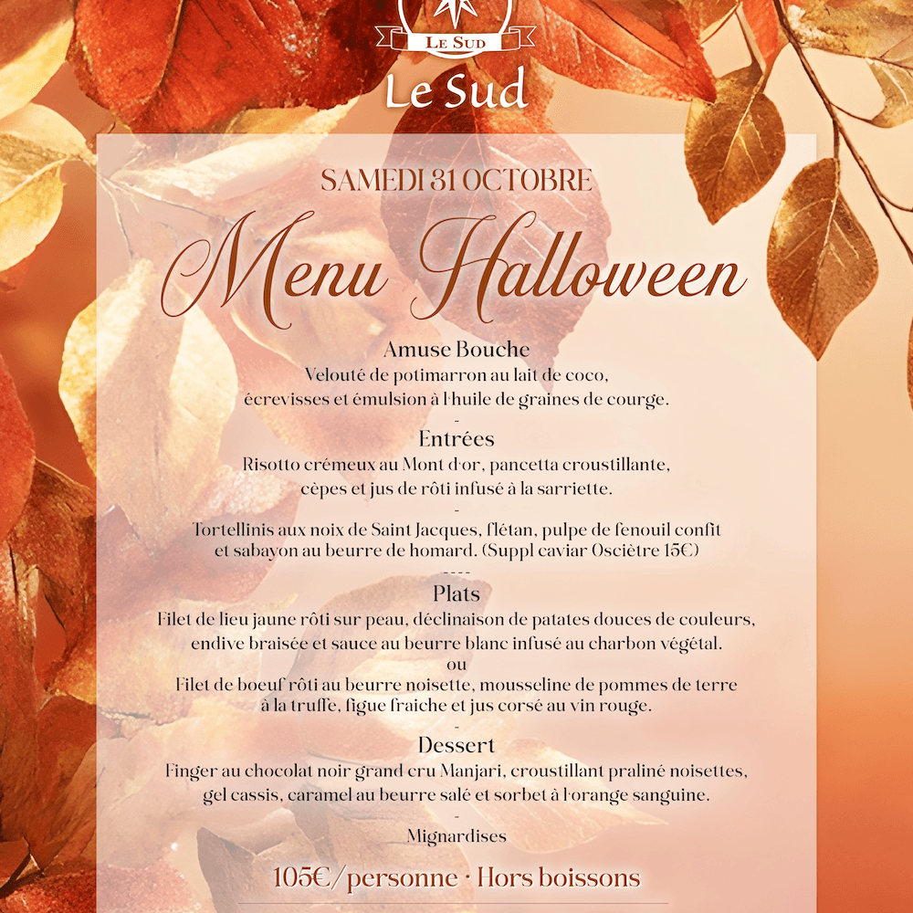 Halloween Menu