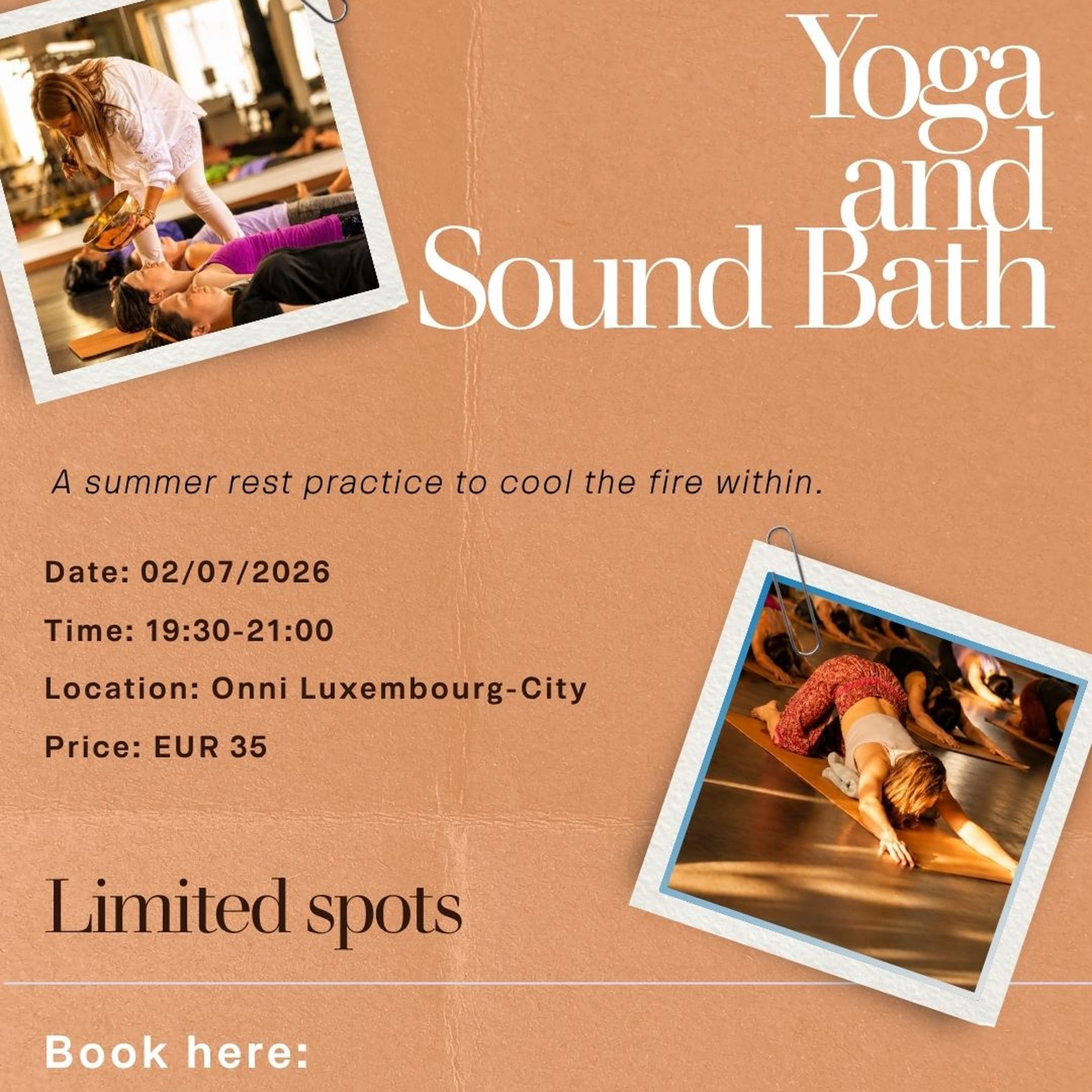 Yoga and Sound Bath