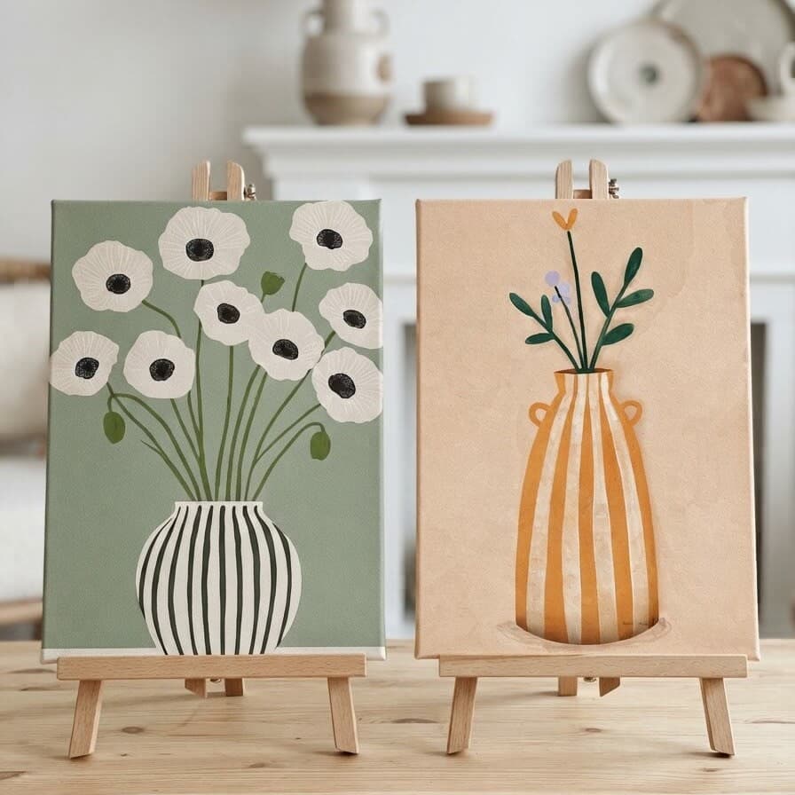 Arts acryliques « Fleurs »