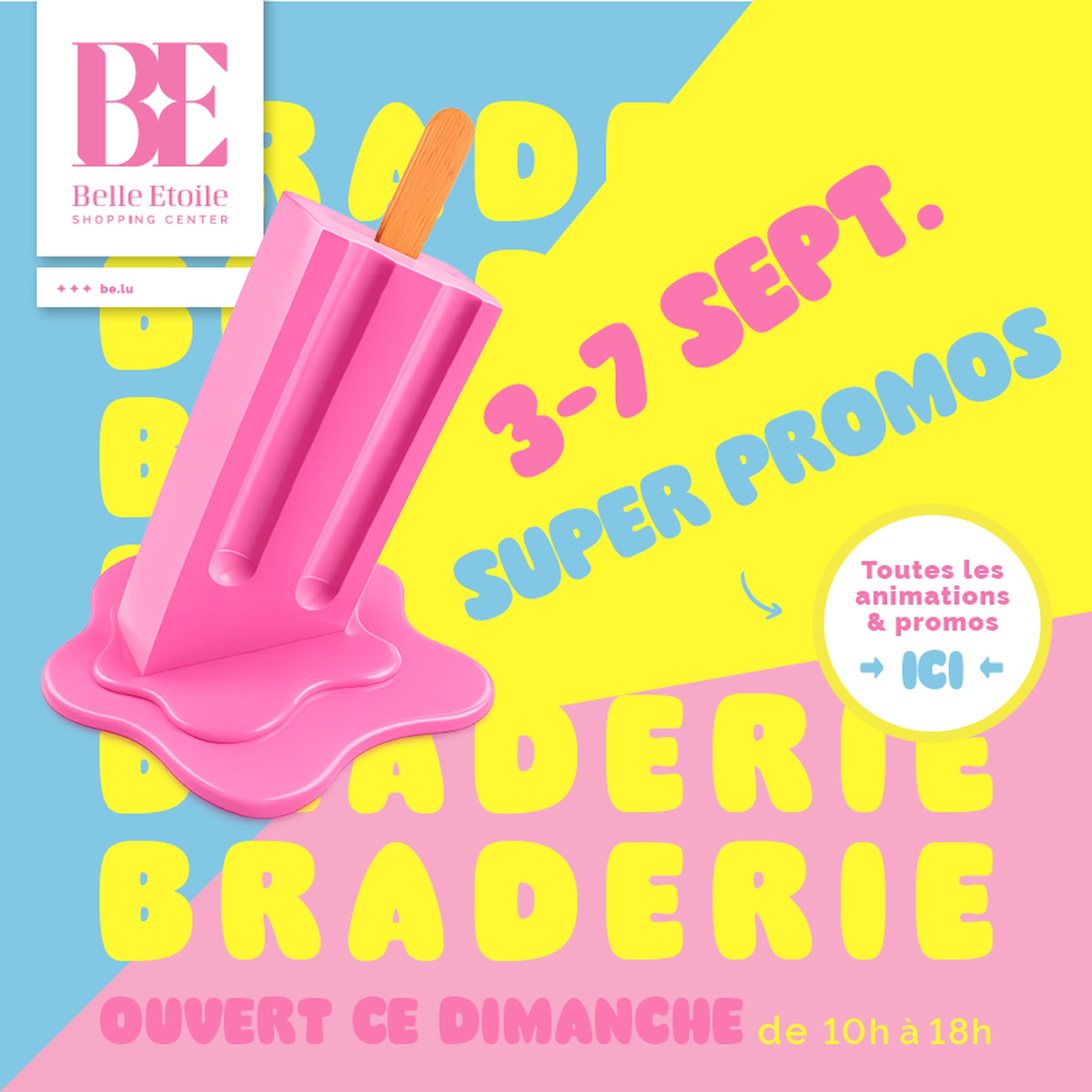 Garage sale at Belle Etoile