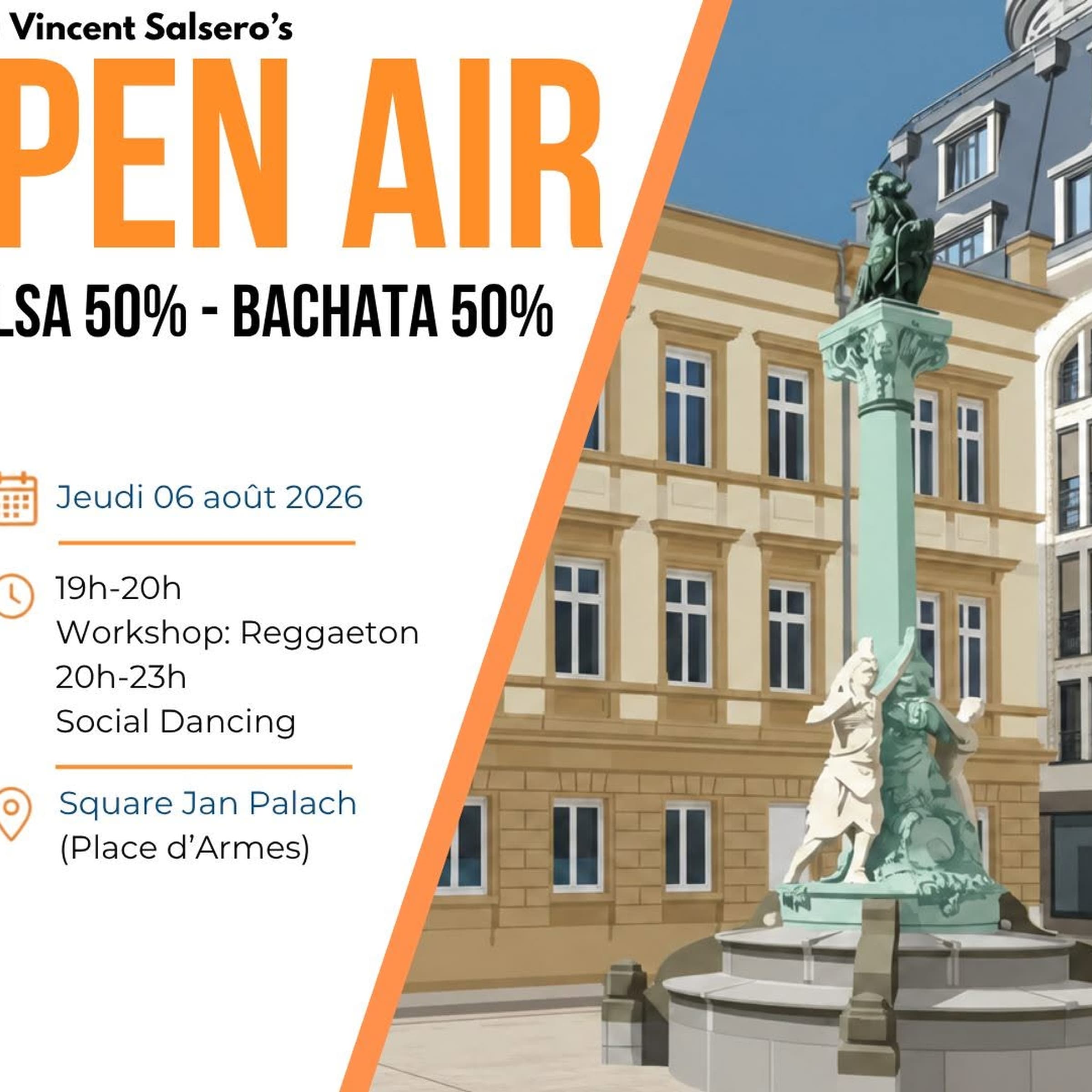 Salsa bachata open air & workshop