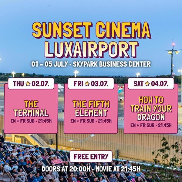 Les aventures de Tintin - Sunset Cinema 2026 : lux-Airport