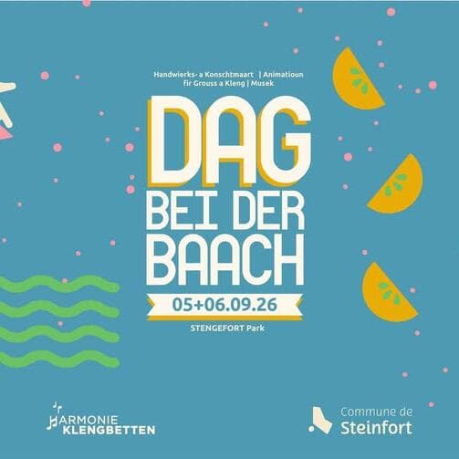 Dag bei der Baach 2026 - Handicraft market, concerts and entertainment