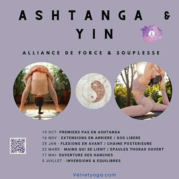 Ashtanga - Yin: Series of workshops, blending strength and flexibility