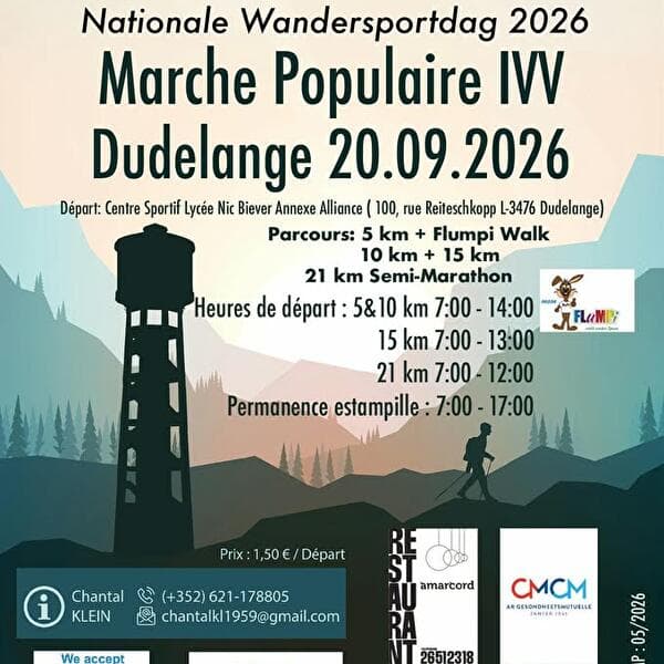 Dudelange National Hiking Day + FLuMPi Walk + Half-Marathon