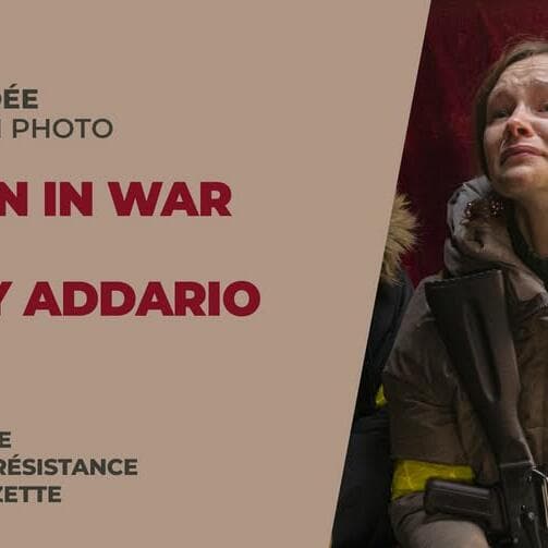 Guided tour of the photo exhibition: WOMEN IN WAR by LYNSEY ADDARIO at the Museum, Esch-sur-Alzette