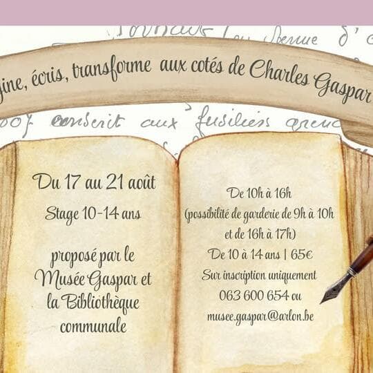 Workshop: Imagine, Write, Transform with Charles Gaspar!