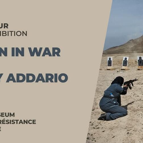 Guided tour photo exhibition: WOMEN IN WAR by LYNSEY ADDARIO @Museum, Esch/Alzette