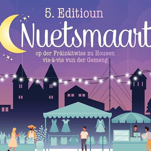 5th edition of the night market at Fräizäitwiss in Housen