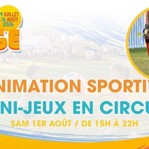 Yutz Plage - Sports activity: mini games circuit