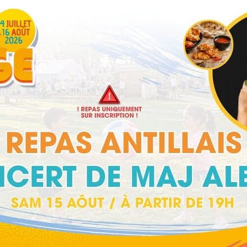 Yutz Plage - Caribbean meal & Maj Albon concert