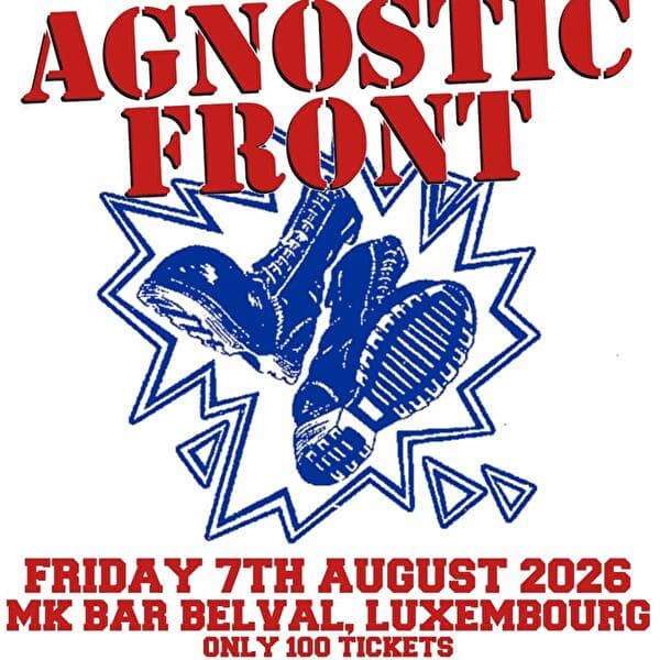 Agnostic Front at MK Bar (100 tickets only)