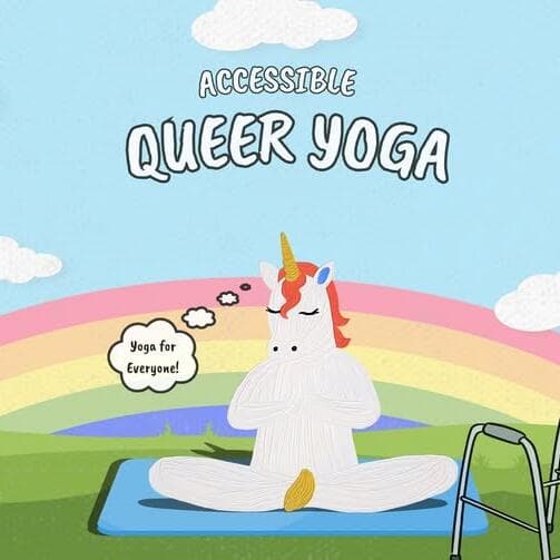 Yoga queer accessible avec Nonie