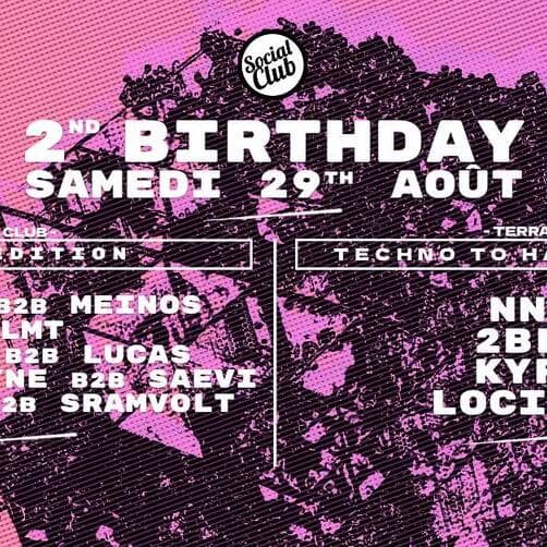 Social Club Birthday